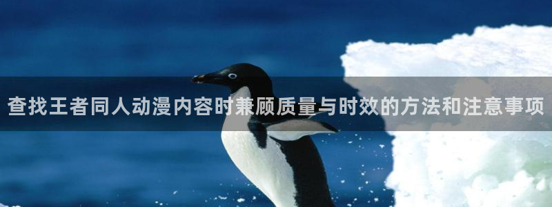 运动动漫推荐:查找王者同人动漫内容时兼顾质量与时效的方法和注意事项